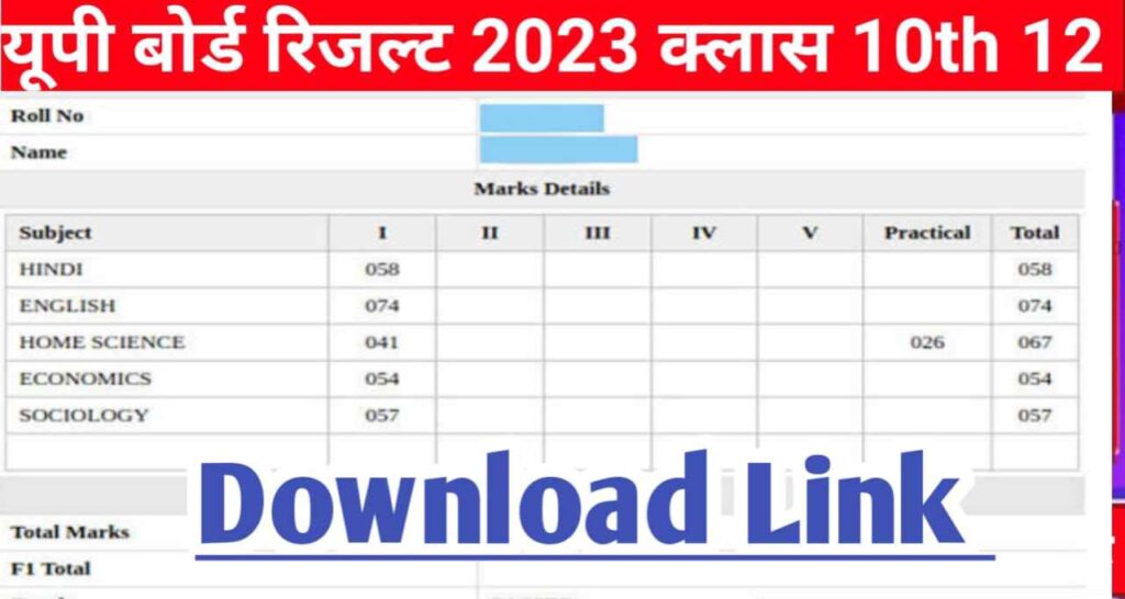 UPBoard Results » UP Board Results Class 10th 12th Results, Up Board Result 2023 Live: What is the UP Board Result, up results update? 